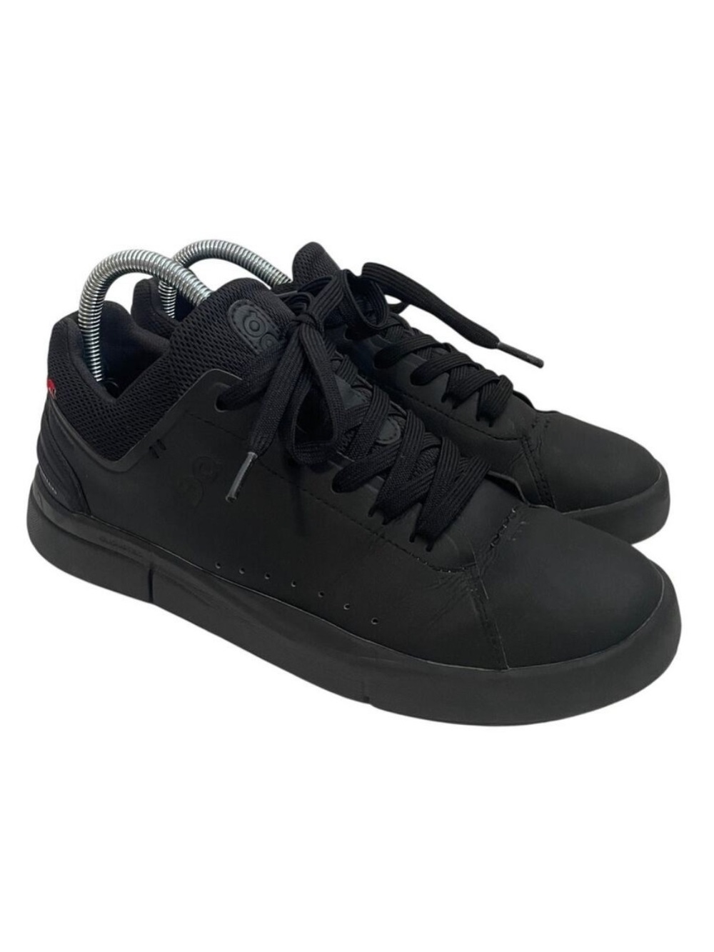 On Running THE ROGER Advantage Women's Sneaker All Black Size 8.5 CloudTec
